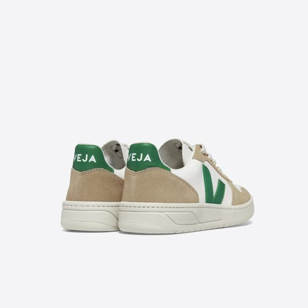 V-10 LEATHER WHITE EMERAUDE SAHARA – Image 3
